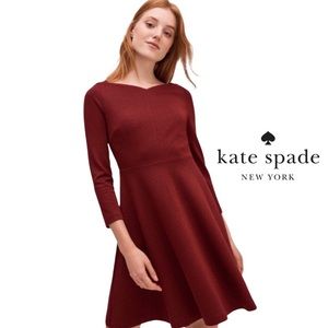 Kate Spade Maroon Sparkle Dress
